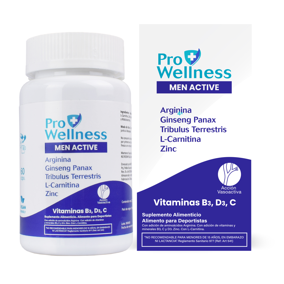 Pro Wellness Men Active / Potenciador masculino