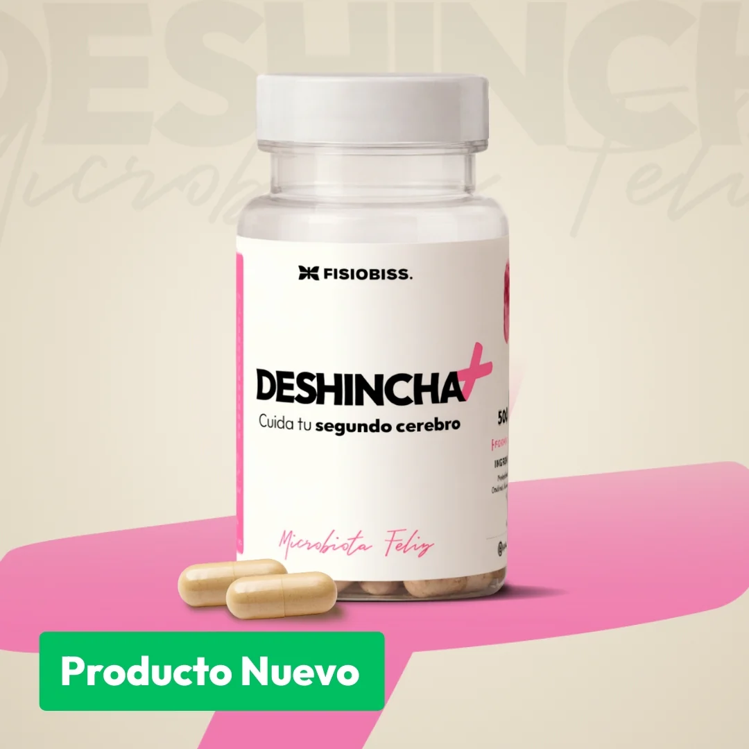 Deshincha+ Fisiobiss 60 cápsulas – Fibra prebiótica, probióticos y enzimas digestivas