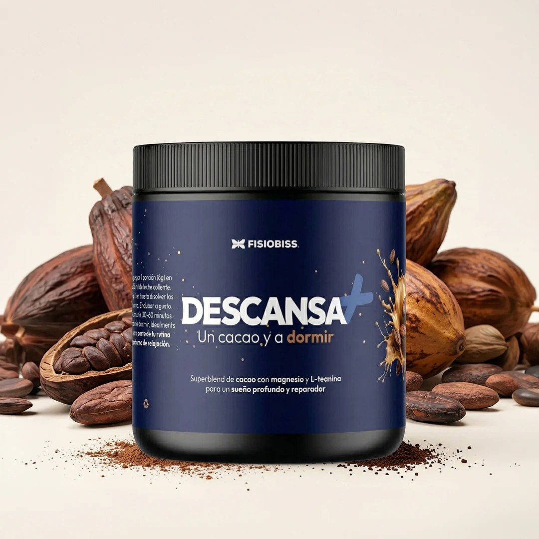 Descansa+ Fisiobiss 240 g – Cacao nocturno con magnesio y L-teanina
