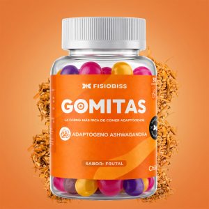 Gomitas de Ashwagandha Fisiobiss con Vitamina B12 | 30 unidades