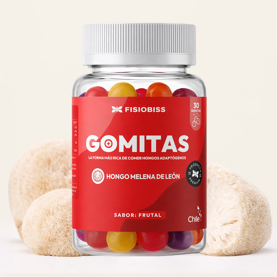 Gomitas de Melena de León Fisiobiss con Vitamina D3 | 60 unidades