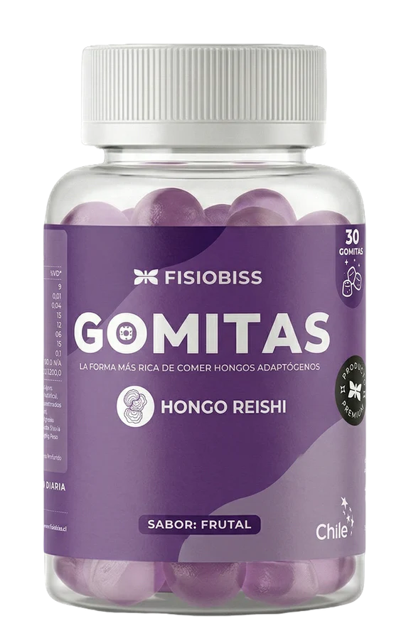 Gomitas de Reishi Fisiobiss con Vitamina B12 | 30 unidades